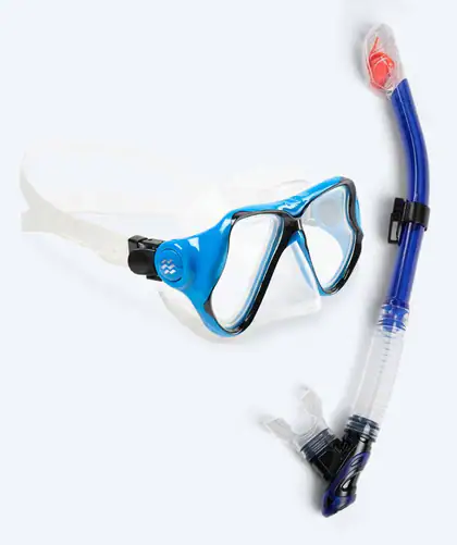 Hudson Full-dry snorkelset in blauw