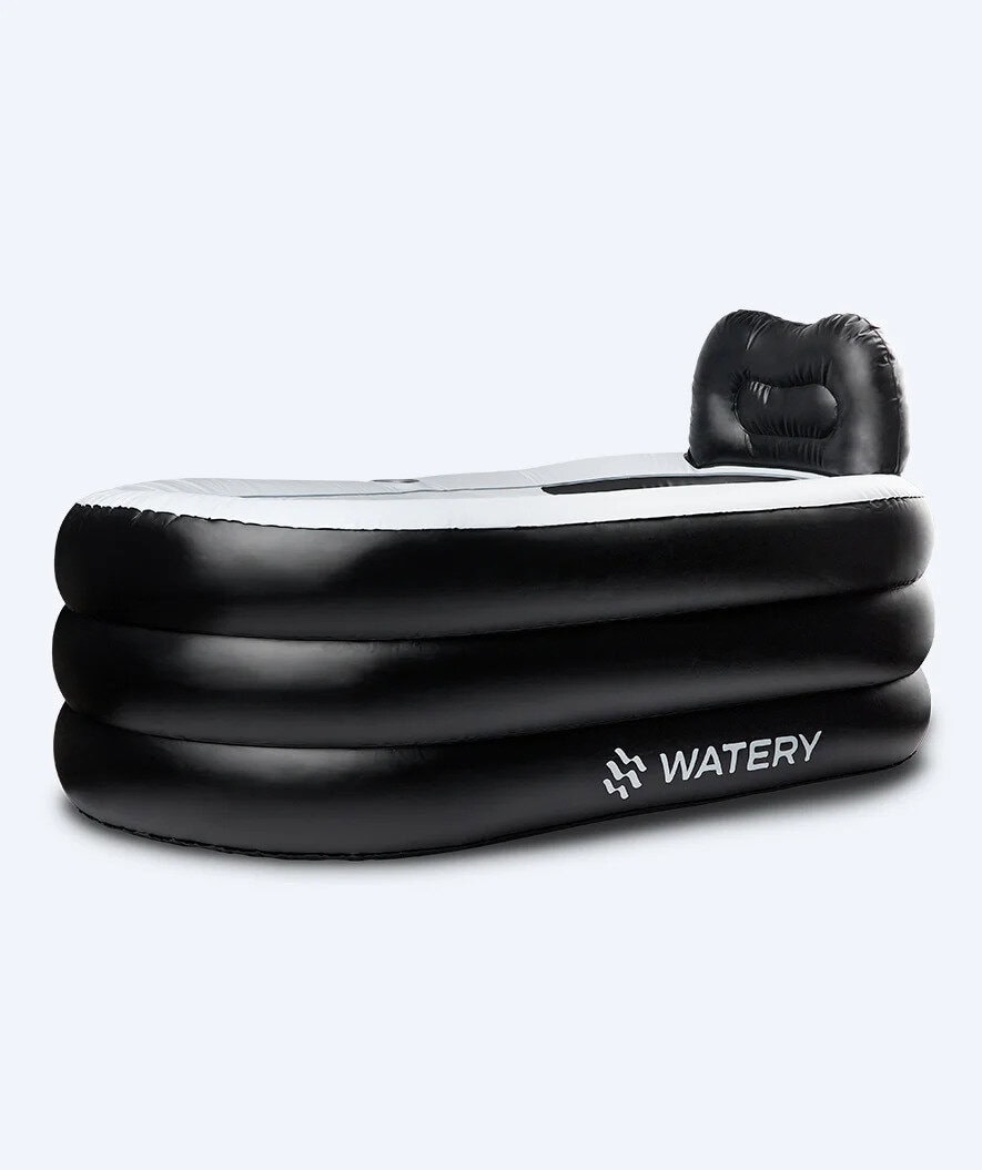 Watery opblaasbaar ligbad Seal-Real in het zwart