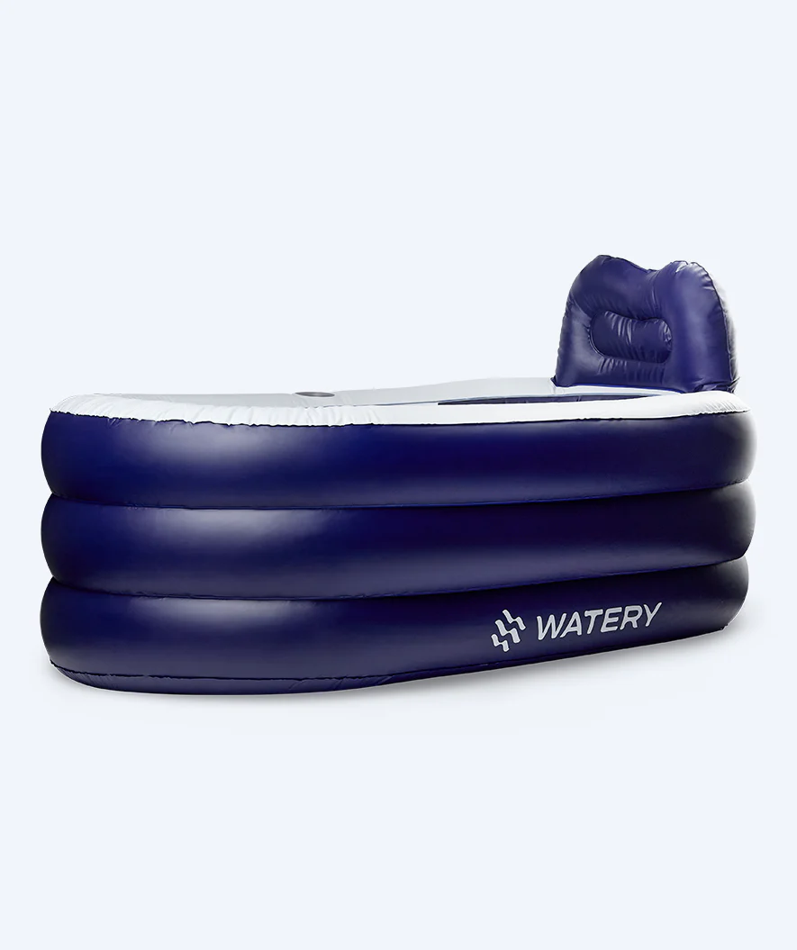 Watery opblaasbaar bad - Seal Real - donkerblauw